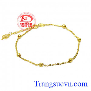 Lắc tay nữ vàng tinh tế là sản phẩm được chế tác công nghệ cao, bền đẹp, chất lượng,Lắc tay nữ vàng tinh tế