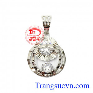 Mặt dây nữ vàng trắng trang nhã là sản phẩm mẫu mã mới nhập khẩu Hàn Quốc được nhiều khách hàng yêu thích,Mặt dây nữ vàng trắng trang nhã