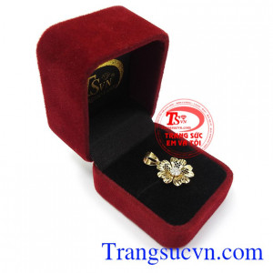 Mặt dây nữ vàng Korea chất lượng cao, mẫu mã đẹp, dễ kết hợp với nhiều phong cách thời trang và trang phục khác nhau