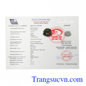 Mặt Di Lặc Sapphire thịnh vượng