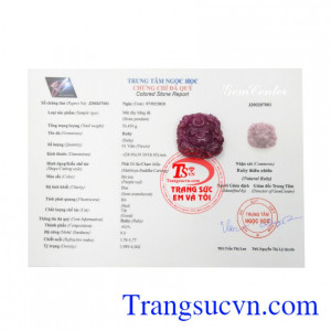 Mặt Phật Di Lặc Ruby cầu phúc