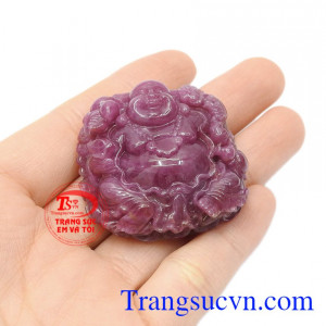 Mặt Phật Di Lặc Ruby cầu phúc