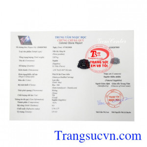 Mặt phật Di Lặc Sapphire lộc phát