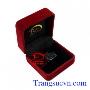 Mặt phật Di Lặc Sapphire lộc phát đá thiên nhiên.