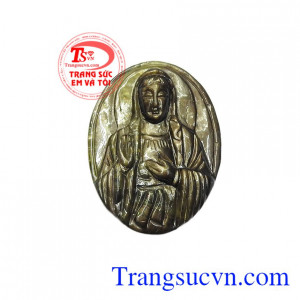 Mặt saphir Đức mẹ đẹp