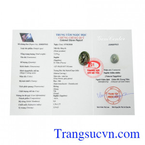 Mặt đá thích hợp bọc vàng hoặc bạc để đảm bảo độ bền đẹp. Mặt saphir Đức mẹ Maria nhân từ