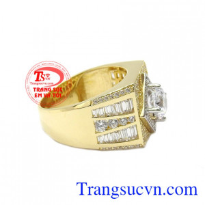 Thiết kế độc đáo, tỉ mỉ đến từng chi tiết tạo nên một sản phẩm hoàn hảo. Nhẫn nam thành công nhập khẩu