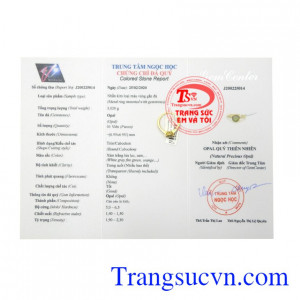 Nhẫn nữ Opal đẹp