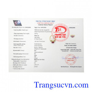 Nhẫn nữ ruby sao đẹp