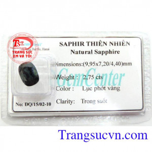 Sapphire màu xanh lục