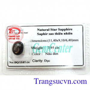 Sapphire sao mặt nhẫn