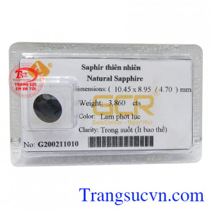 Sapphire thiên nhiên hy vọng là viên đá của tình yêu, hôn nhân bền vững, sự giàu có và thịnh vượng