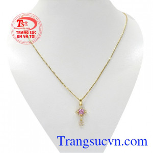 Bộ trang sức saphir cách điệu