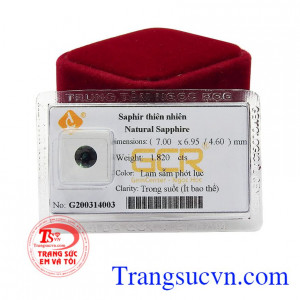 Sapphire giúp con người trở nên tích cực, lạc quan, giúp loại bỏ những suy nghĩ tiêu cực,Đá saphire thiên nhiên facet