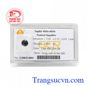 Đá saphire thiên nhiên facet là viên đá của tình yêu bền vững, sự giàu có, thịnh vượng và may mắn,Đá saphire thiên nhiên facet