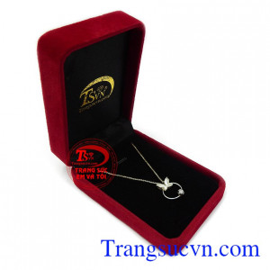 Dây chuyền vàng liền mặt bền đẹp, chất lượng, chế tác công nghệ cao, phù hợp thị hiếu phái đẹp