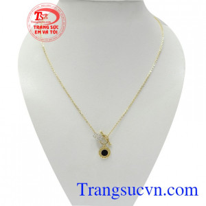 Dây chuyền nữ vàng thanh tú vàng 10k nhập khẩu Hàn Quốc tạo nên xu hướng thời trang cho phái đẹp