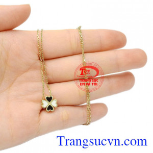 Dây liền mặt cỏ may mắn xinh xắn, đảm bảo về chất lượng vàng, bảo hành uy tín, tận tình.