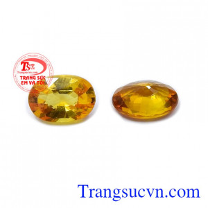 Đôi sapphire ép vỉ may mắn còn là viên đá của trí tuệ và tri thức, mang lại sự sáng suốt và tỉnh táo cho người đeo