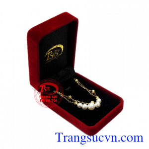 Lắc tay nữ vàng duyên dáng