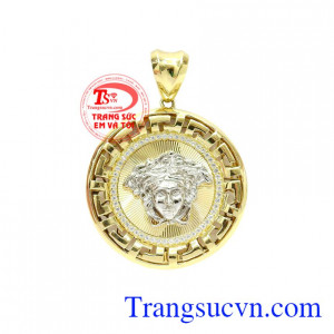 Mặt dây nam vàng phong cách