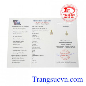 Thạch anh tím thiên nhiên có tác dụng xua đuổi tà linh, mang đến người dùng sự khỏe mạnh và bình an. Mặt dây nữ thạch anh tím may mắn