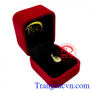 Mặt dây Peridot hình giọt nước