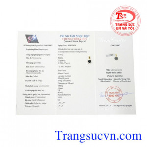 Đá saphir mang tác dụng hỗ trợ điều trị bệnh, cải thiện tinh thần, đem lại nguồn hứng khởi. Mặt dây saphir dễ thương