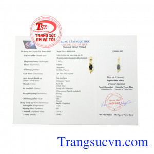 Mặt dây Sapphire thu hút