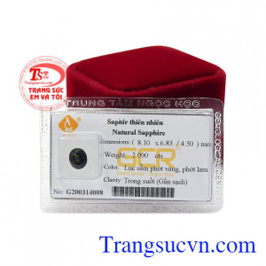 Sapphire từ xa xưa đã được con người ưa chuộng vì vẻ đẹp tuyệt vời và màu sắc sang trọng,Mặt nhẫn saphir