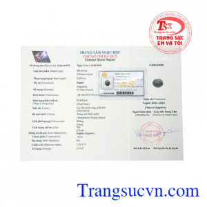 Nhiều khách hàng lựa chọn sản phẩm Sapphire đã được kiểm định và ép vỉ làm quà tặng cho người thân và bạn bè,Mặt nhẫn saphir