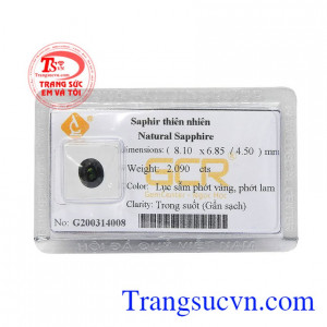 Mặt nhẫn saphir chất lượng cao, màu sắc đẹp, chất lượng đảm bảo,Mặt nhẫn saphir