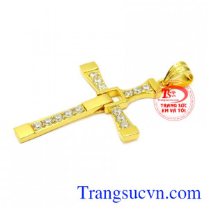 Sản phẩm sẽ là món quà được mong đợi nhất dành cho nam giới với lời nhắn nhủ cầu chúc sự an lành, chúa luôn bên và che chở cho chúng ta. Mặt thánh giá vàng thịnh vượng