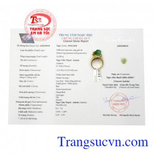 Nhẫn nam thiềm thừ may mắn