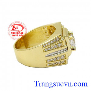 Nhẫn nam phù hợp phong cách thời trang và trang phục, là sự lựa chọn tuyệt vời cho chính bạn,Nhẫn nam vàng kiểu cách