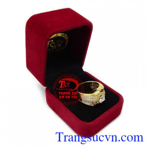 Nhẫn nam vàng 18k là lựa chọn tuyệt vời cho người bạn yêu thương những dịp ý nghĩa