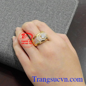 Nhẫn nam vàng thương hiệu bền đẹp, chất lượng, bảo hành 12 tháng, giao hàng nhanh toàn quốc