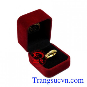 Nhẫn nam vàng thánh giá