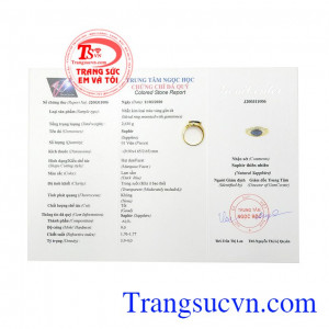 Nhẫn nữ Sapphire thời trang