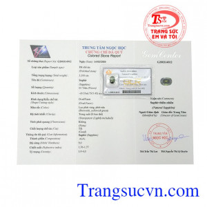 Sapphire cho mệnh mộc