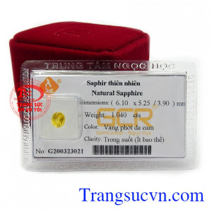 Ngoài ra, sapphire vàng còn có tác dụng mang lại bình an, may mắn, giải trừ những luồng khí tiêu cực cho ngươi đeo