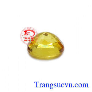 Sapphire vàng ép vỉ quyền lực là món quà ý nghĩa với lời chúc may măn, bình an và hạnh phúc đến người bạn yêu thương