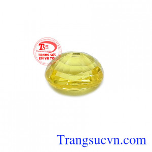 Sapphire vàng ép vỉ trung thành bền đẹp, chất lượng, có giấy kiểm định đá quý đảm bảo