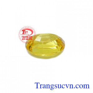 Sapphire vàng còn là viên đá của tình yêu và hạnh phúc, thường được sử dụng trong trang sức cưới và những món quà tặng cho người bạn yêu thương.