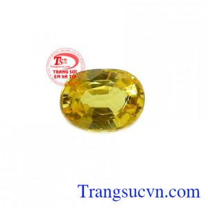 Sapphire vàng thiên nhiên hưng vượng thường được gắn lên mặt dây chuyền, mặt nhẫn, hoa tai mang lại sự nhẹ nhàng, thanh thoát nhưng cũng không kém phần sang trọng