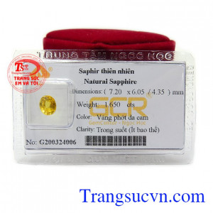 Sapphire giúp làm dịu các dây thần kinh, mang lại sự minh mẫn, sáng suốt cho người đeo