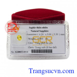 Vì vậy, Viên sapphire vàng quyền uy từ xa xưa đã rất được con người ưa chuộng sử dụng làm trang sức và lá bùa may mắn cho bản thân