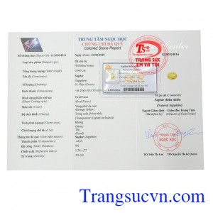 Giấy kiểm định