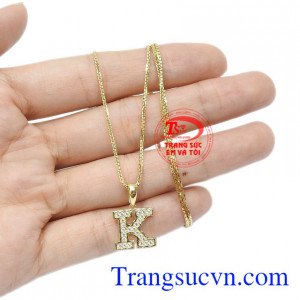 Bộ mặt dây chữ K chất lượng thương hiệu uy tín.