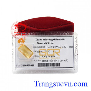 Đá ép vỉ thạch anh vàng đẹp là món quà ý nghĩa phù hợp với cả nam và nữ. 